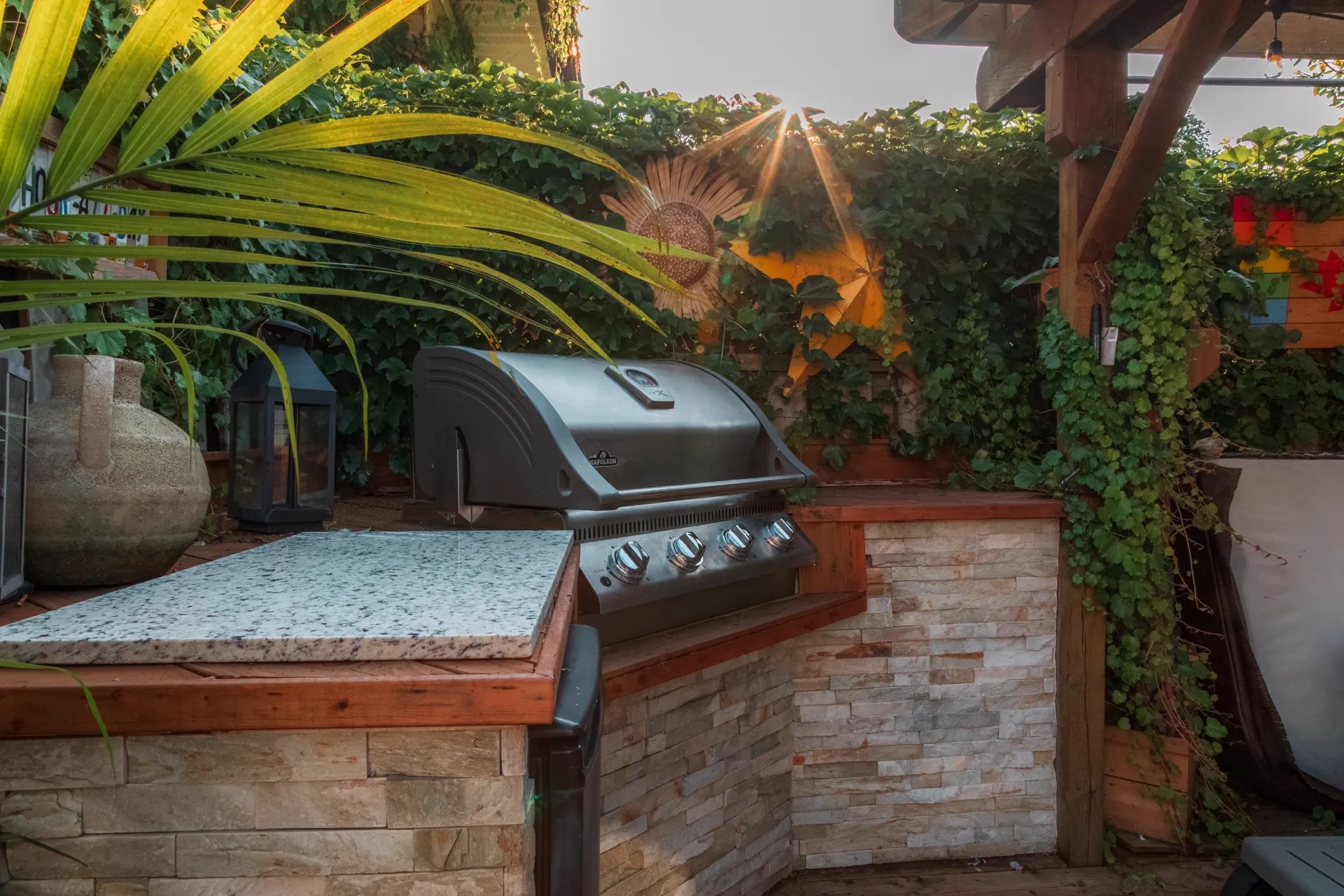 Real estate outdoor kitchen photography Oxford County