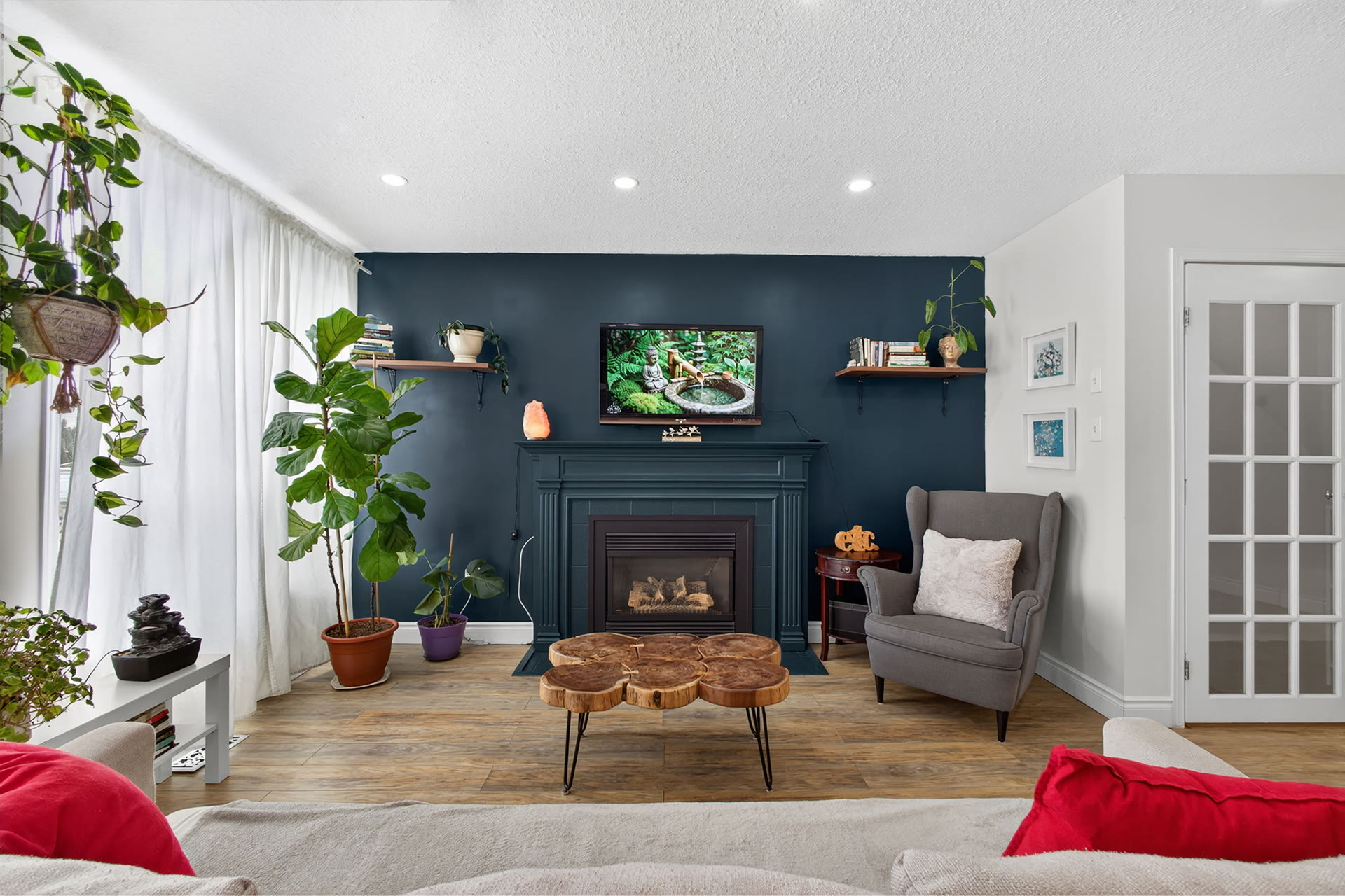 Real estate interior photography living room SW Ontario